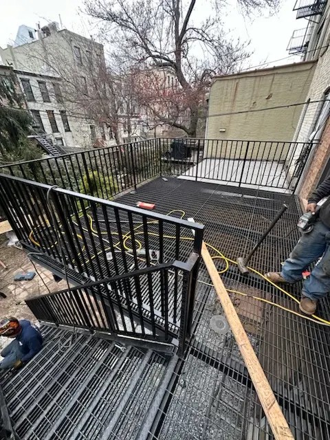 Steel Masters NYC exterior installation Brooklyn